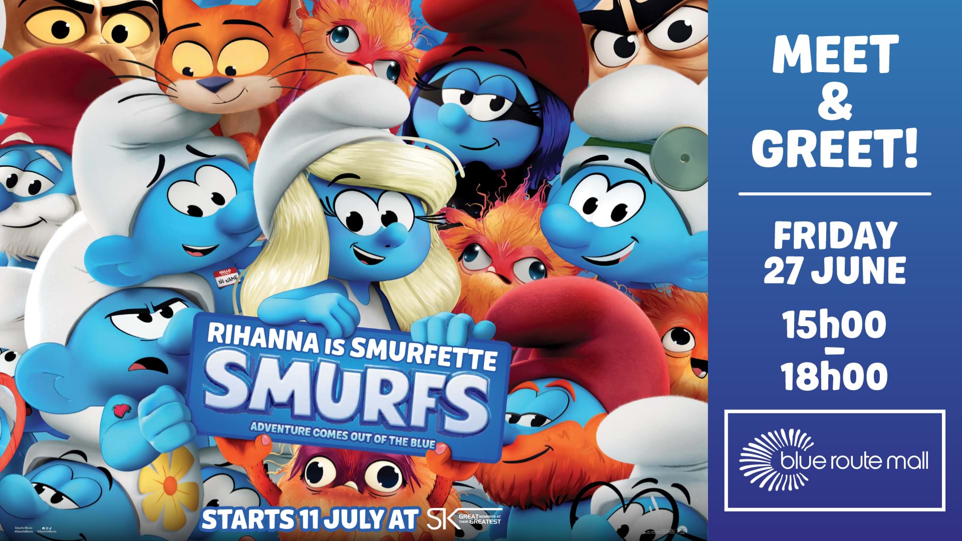 Ster Kinekor Smurfs Meet and Greet