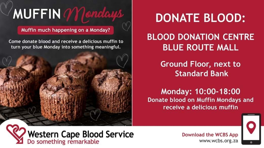 Muffin Mondays with Blood Donation Centre