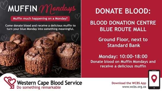 Muffin Mondays with Blood Donation Centre