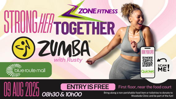 StrongHER Together Zumba classes in conjunction with Zone Fitness