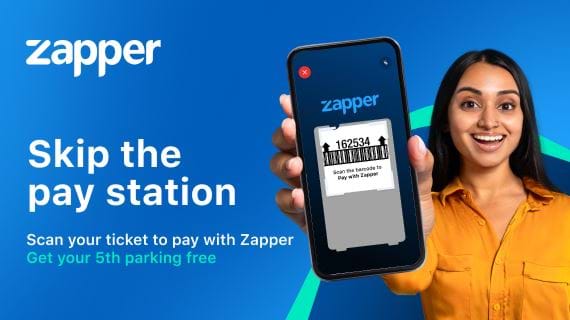 Cashless Parking  with Zapper